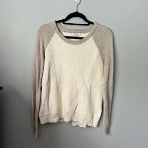 Two Toned Pullover Sweater by Madewell